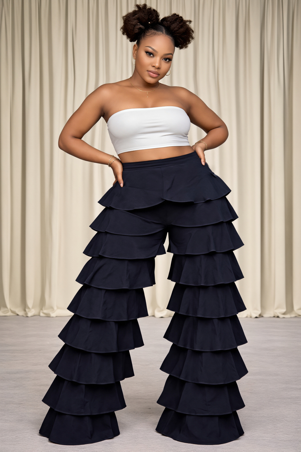 Dominé Ruffle Pant