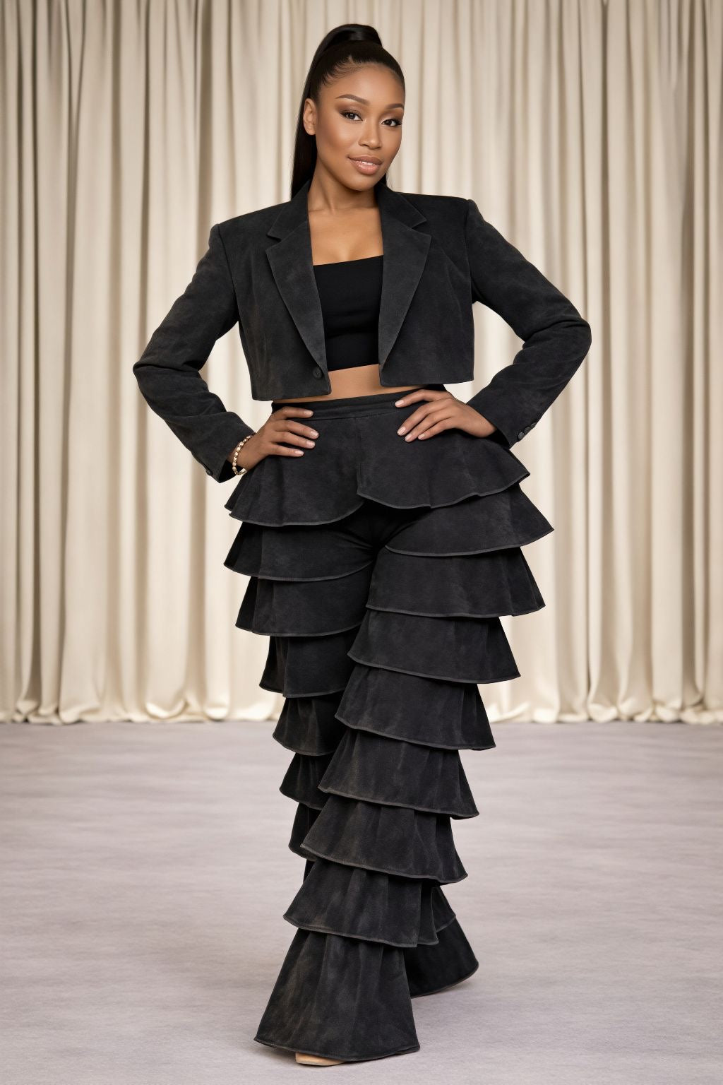 Dominé Ruffle Pant