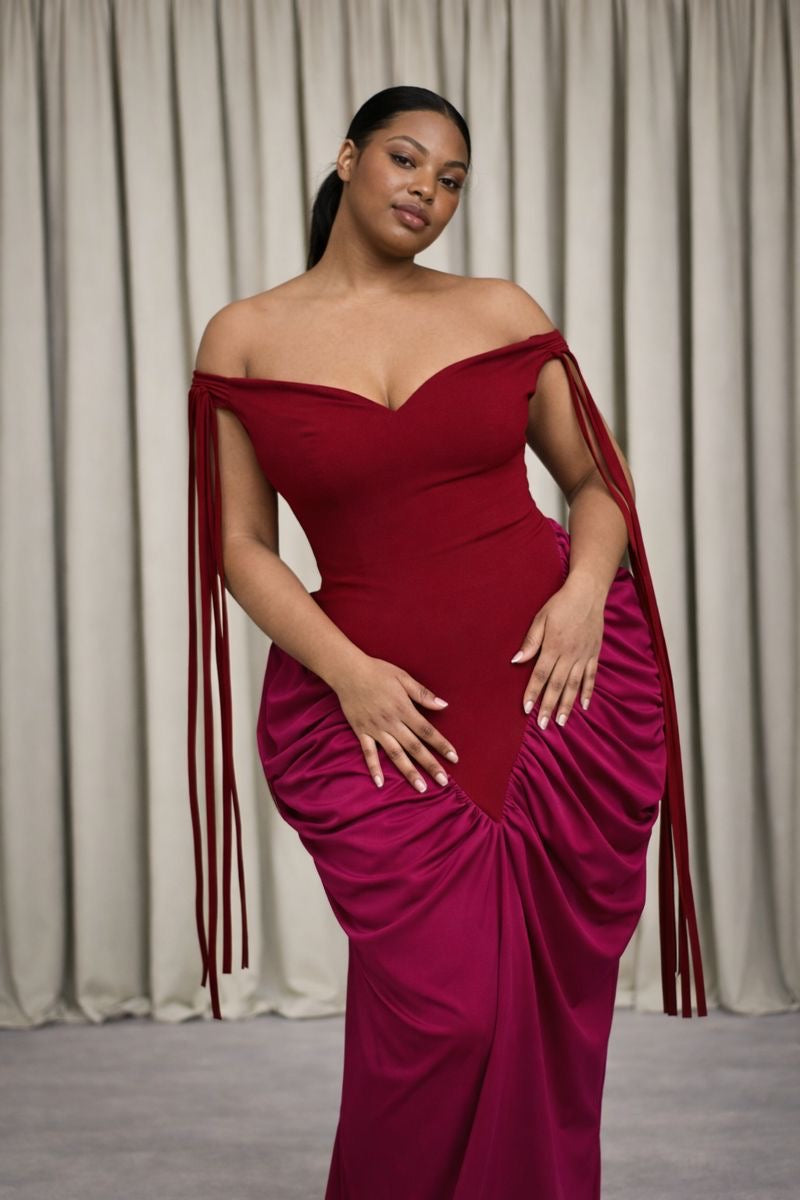 Zuri Drape Gown