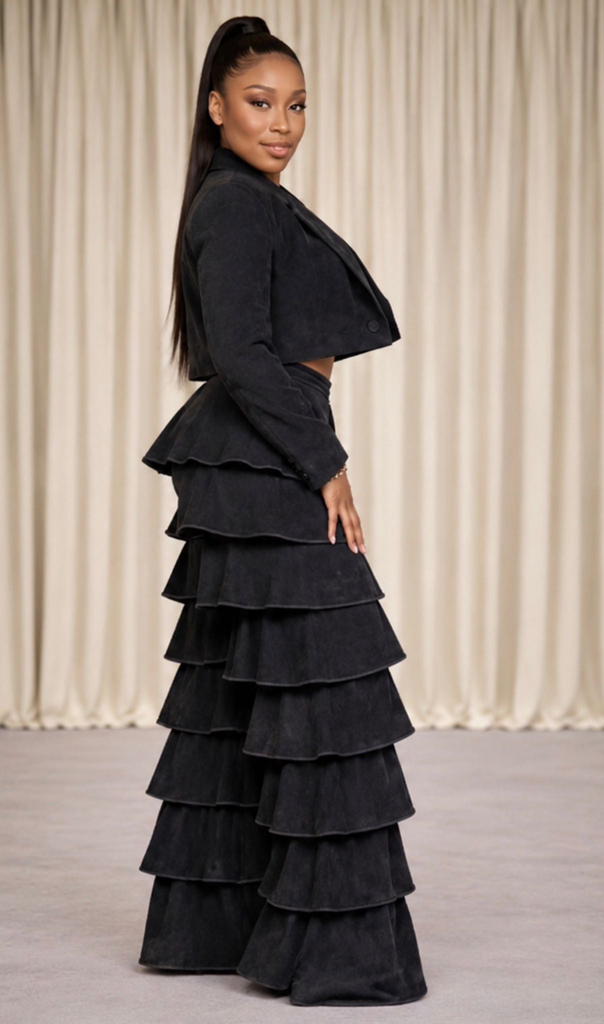 Dominé Ruffle Pant